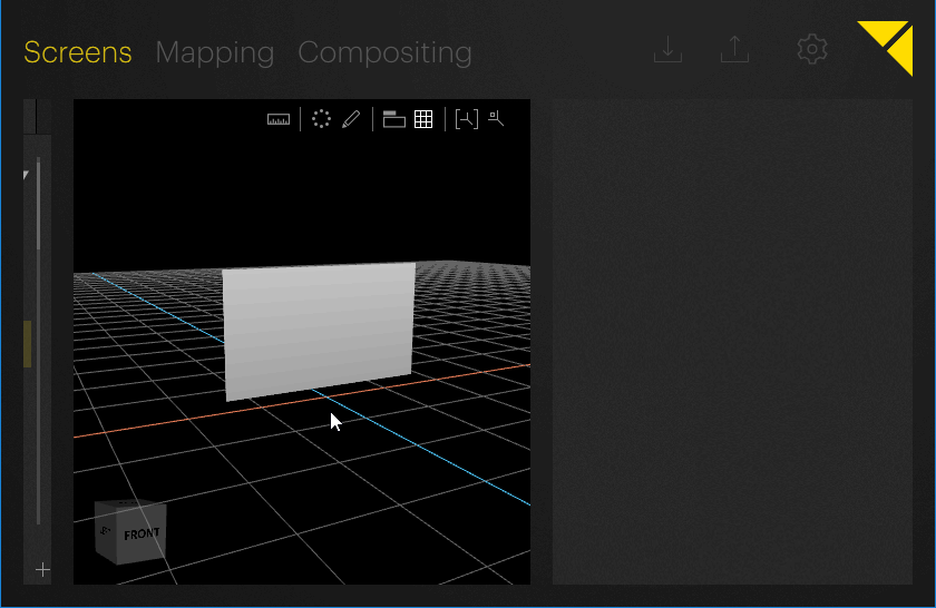 Moving an object by dragging. Axes determine the plane on which the object can be moved